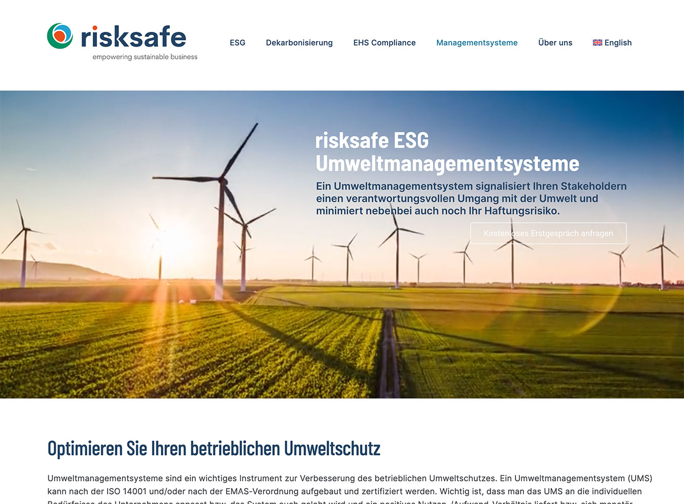 RiskSafe ESG Consulting